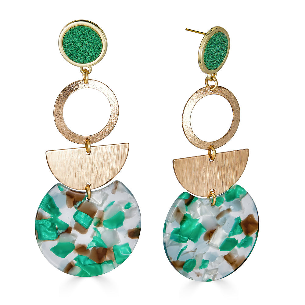 Green Earrings