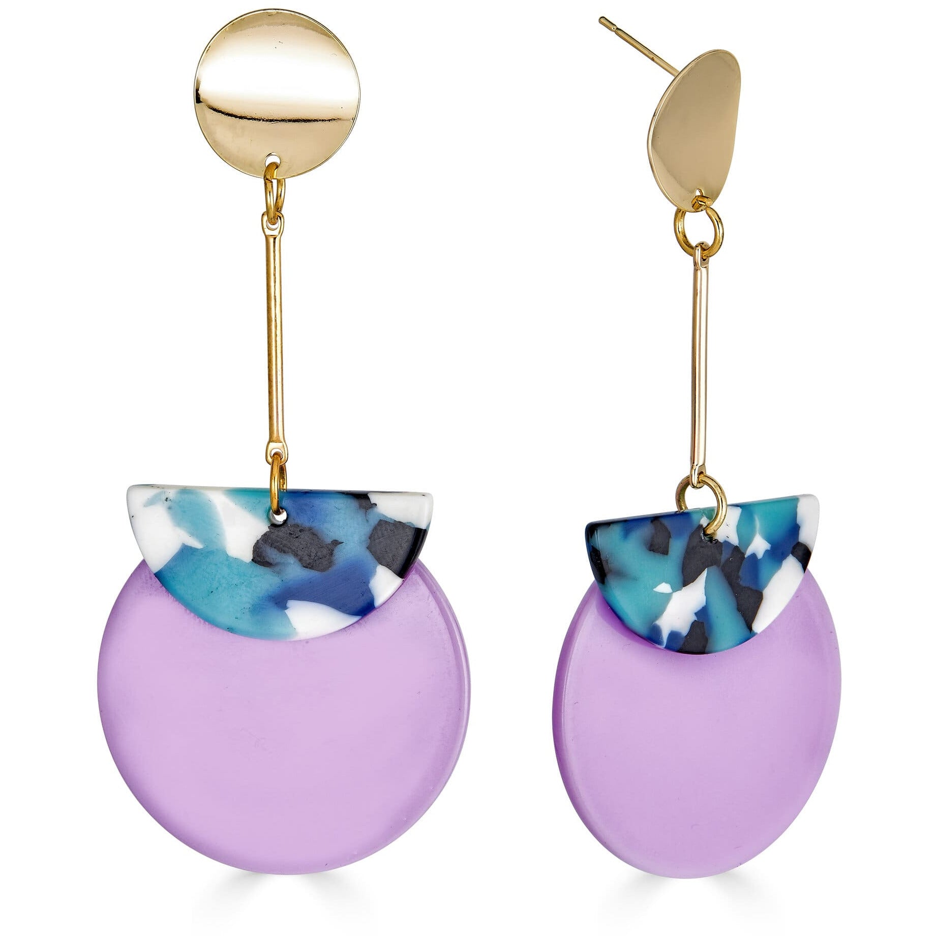 lavender earrings