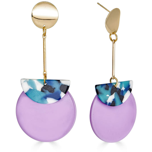 lavender earrings
