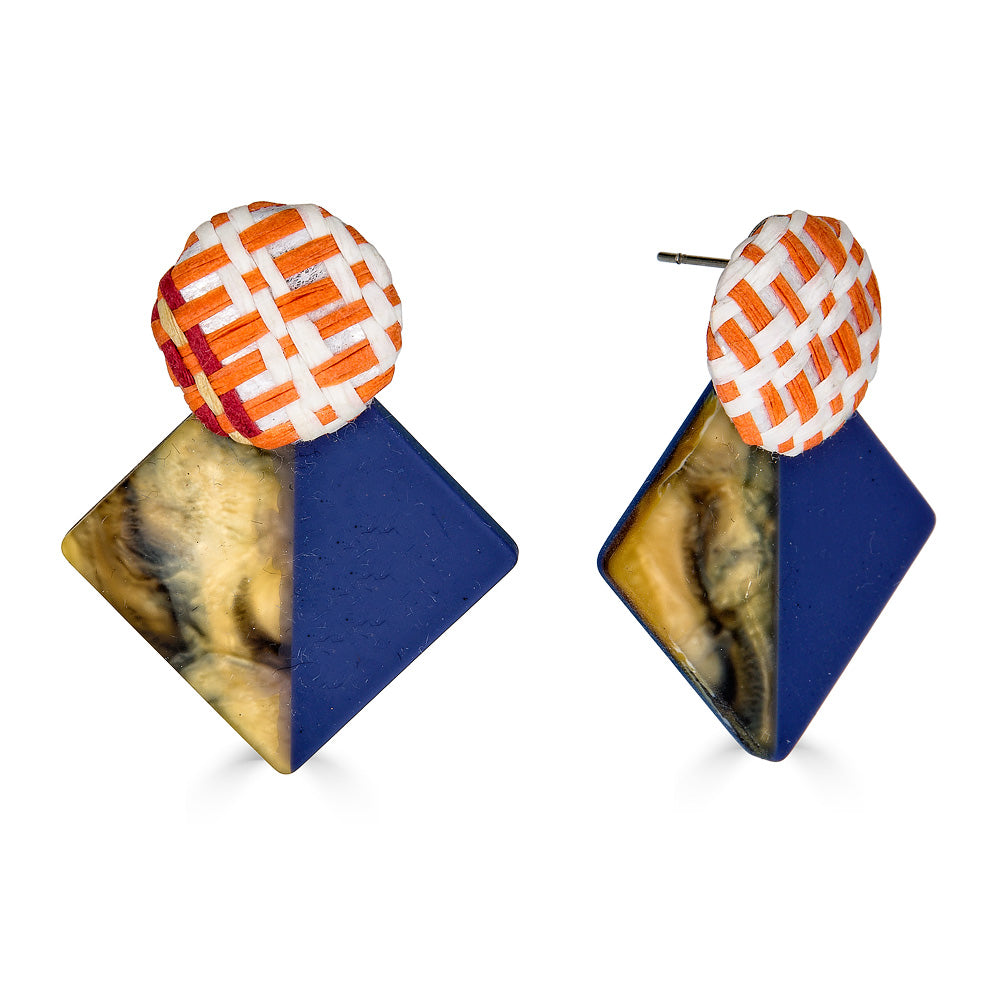 Post back earrings