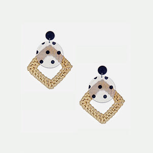 Rattan Earrings