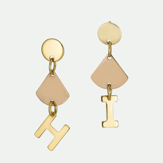 Letter Earrings