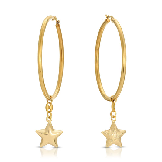 Gold Hoop Earrings