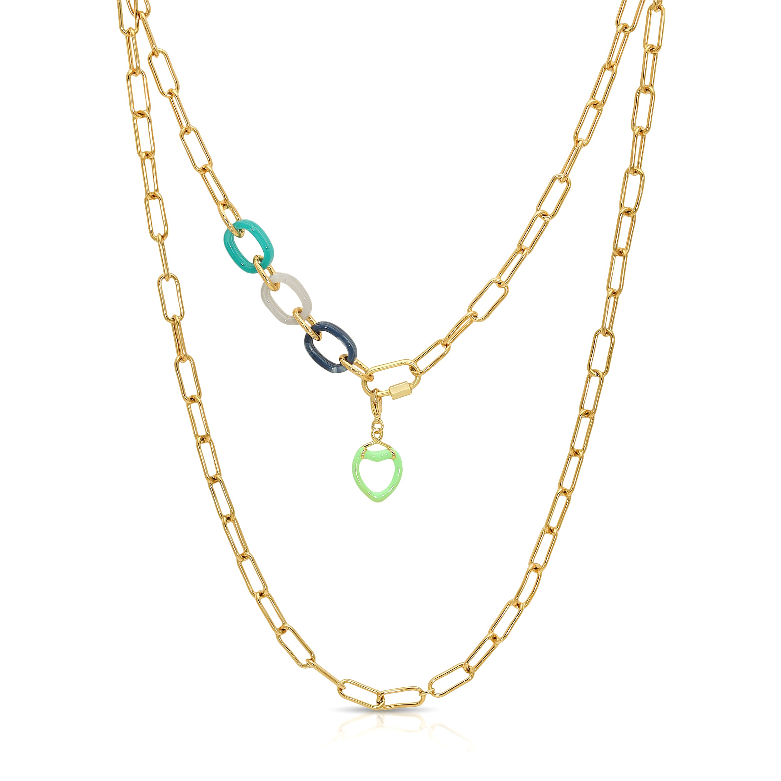 Chain Reaction Vintage-Fun Necklace  | Chain Necklace Women | Chain Reaction Necklace - JaJaara