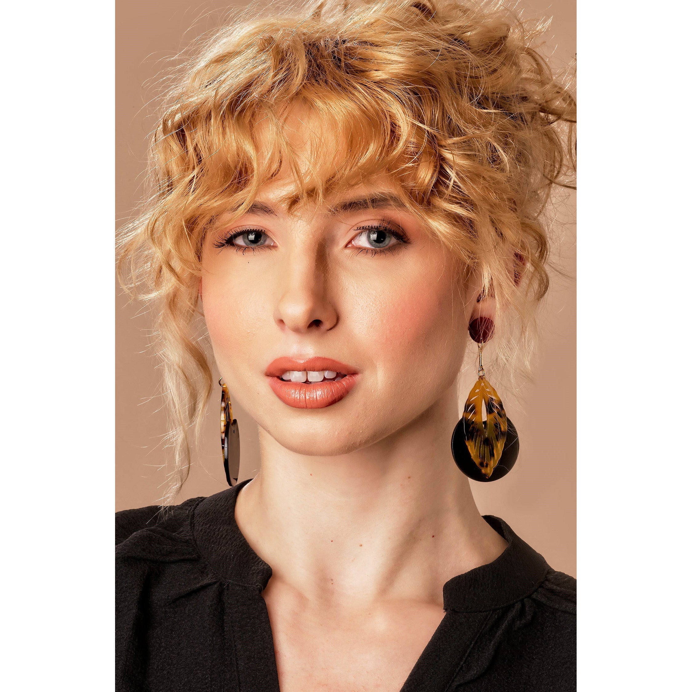 leaf earrings