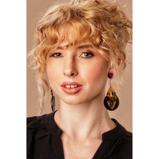 leaf earrings