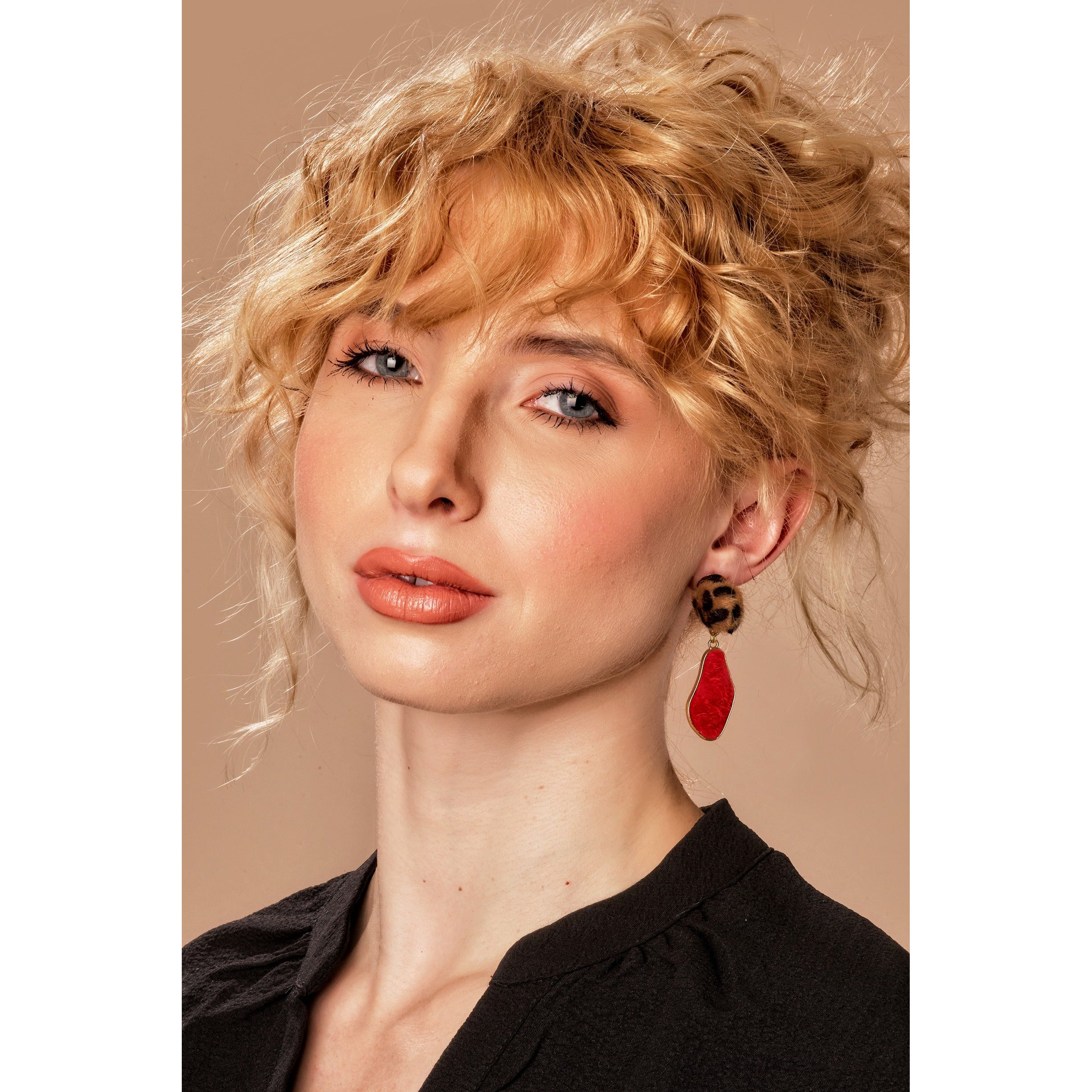 Faux Fur Earrings