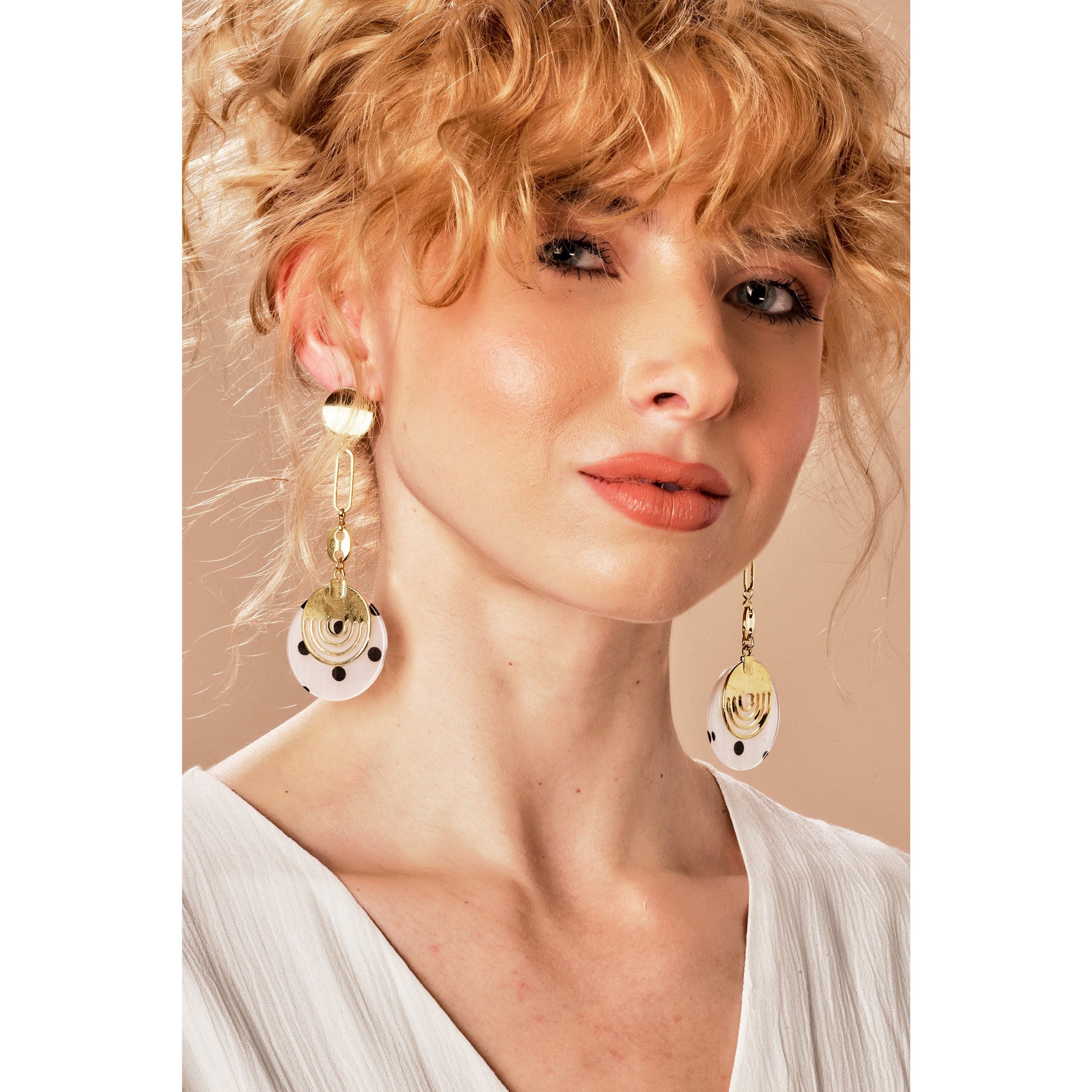 Polka Dots Cynthia Earrings 