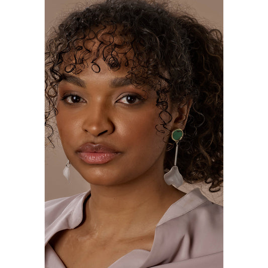 capiz shell earrings