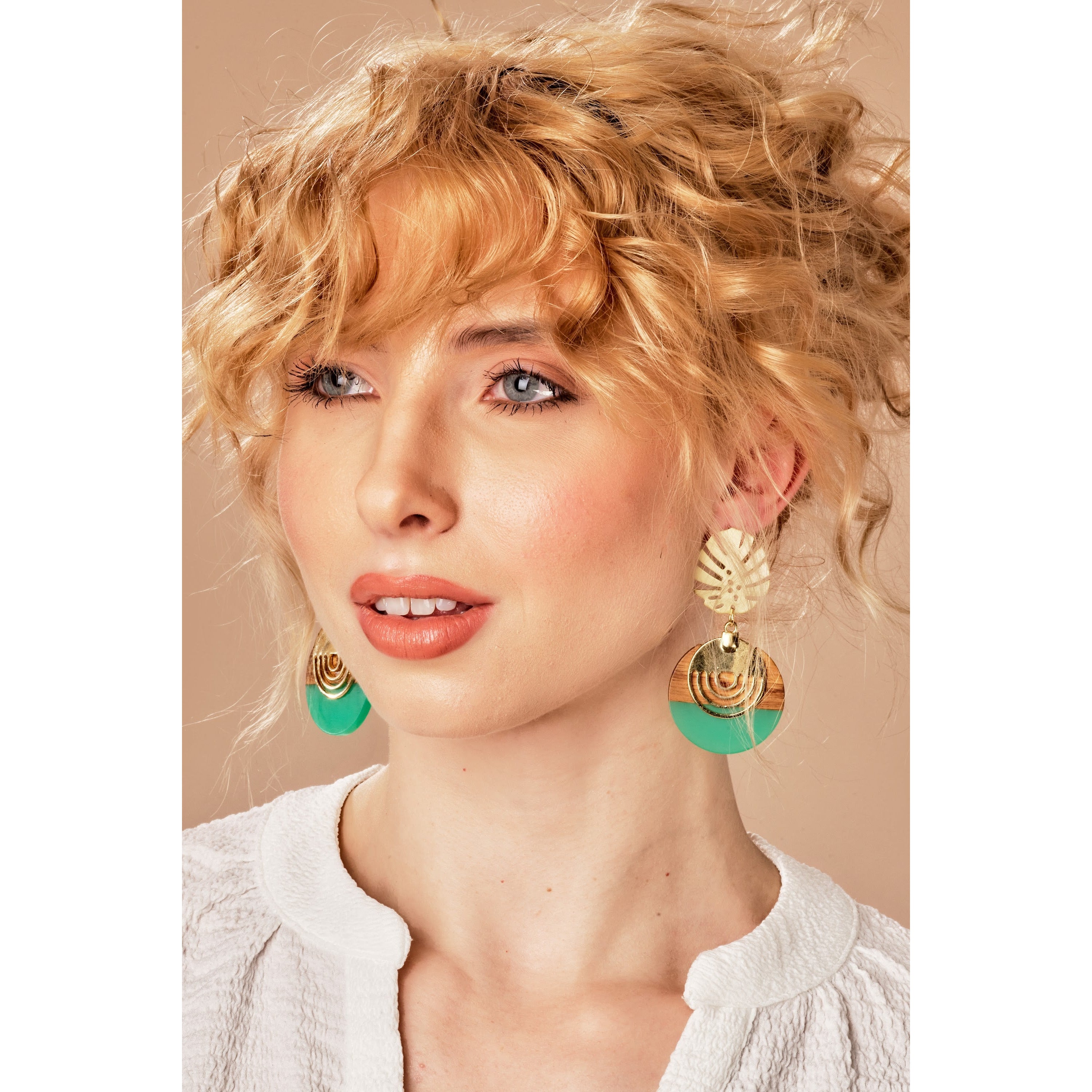 Aqua Earrings