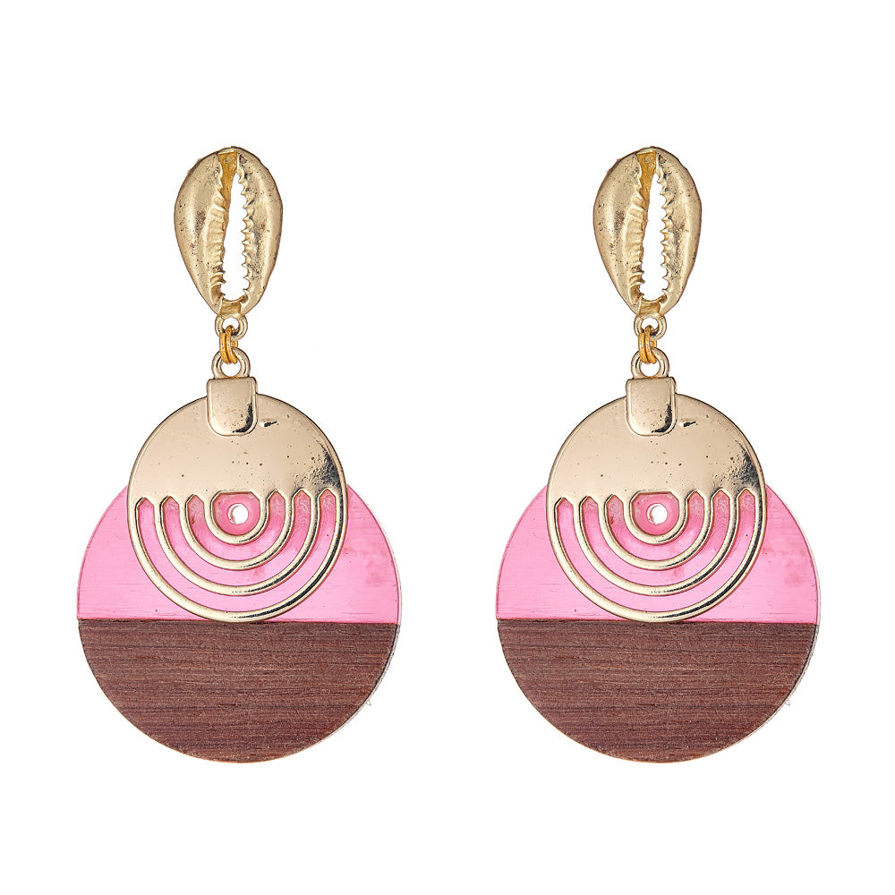 Edgy Pink Earrings