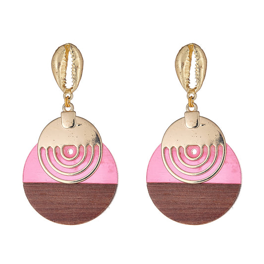 Edgy Pink Earrings