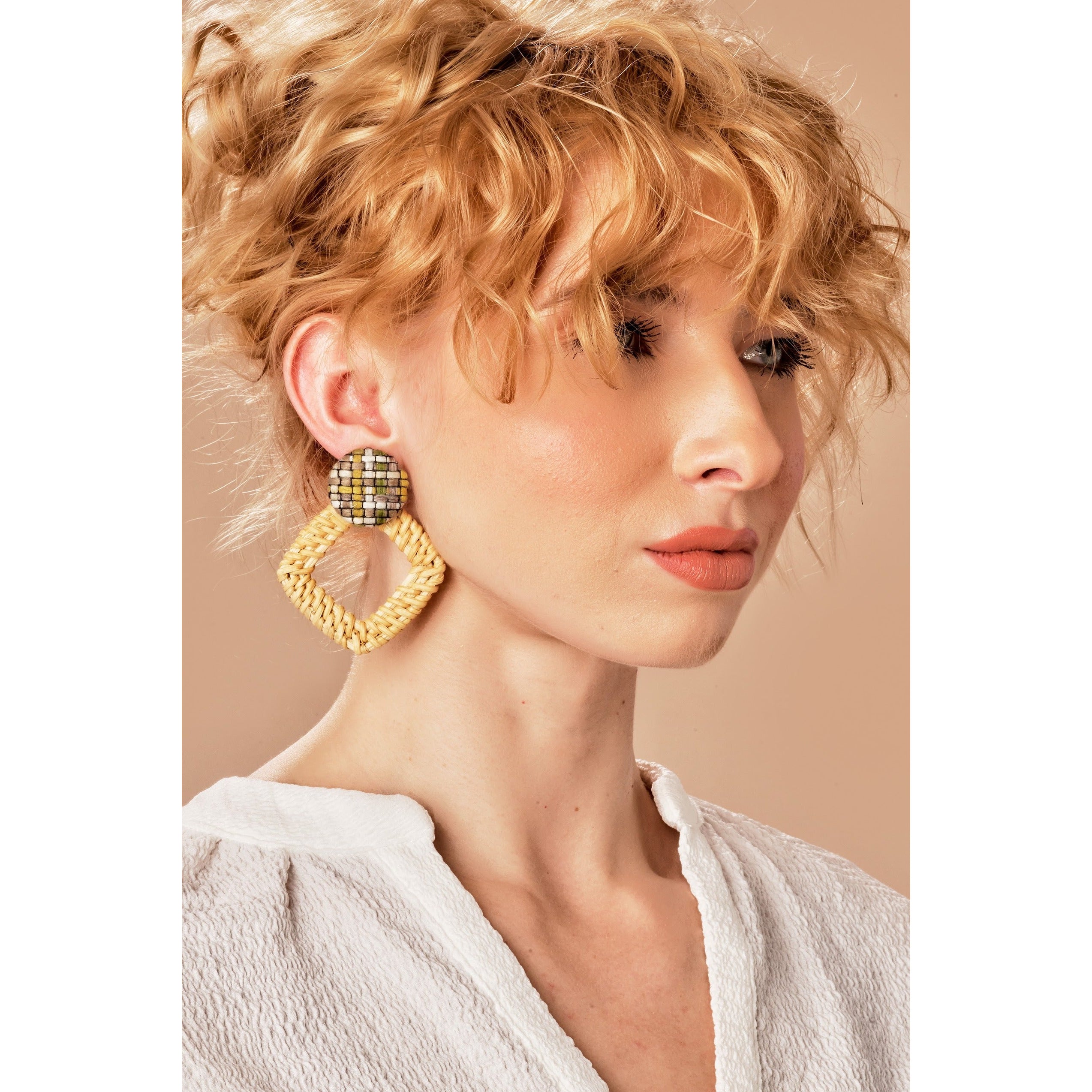 wooden earrings