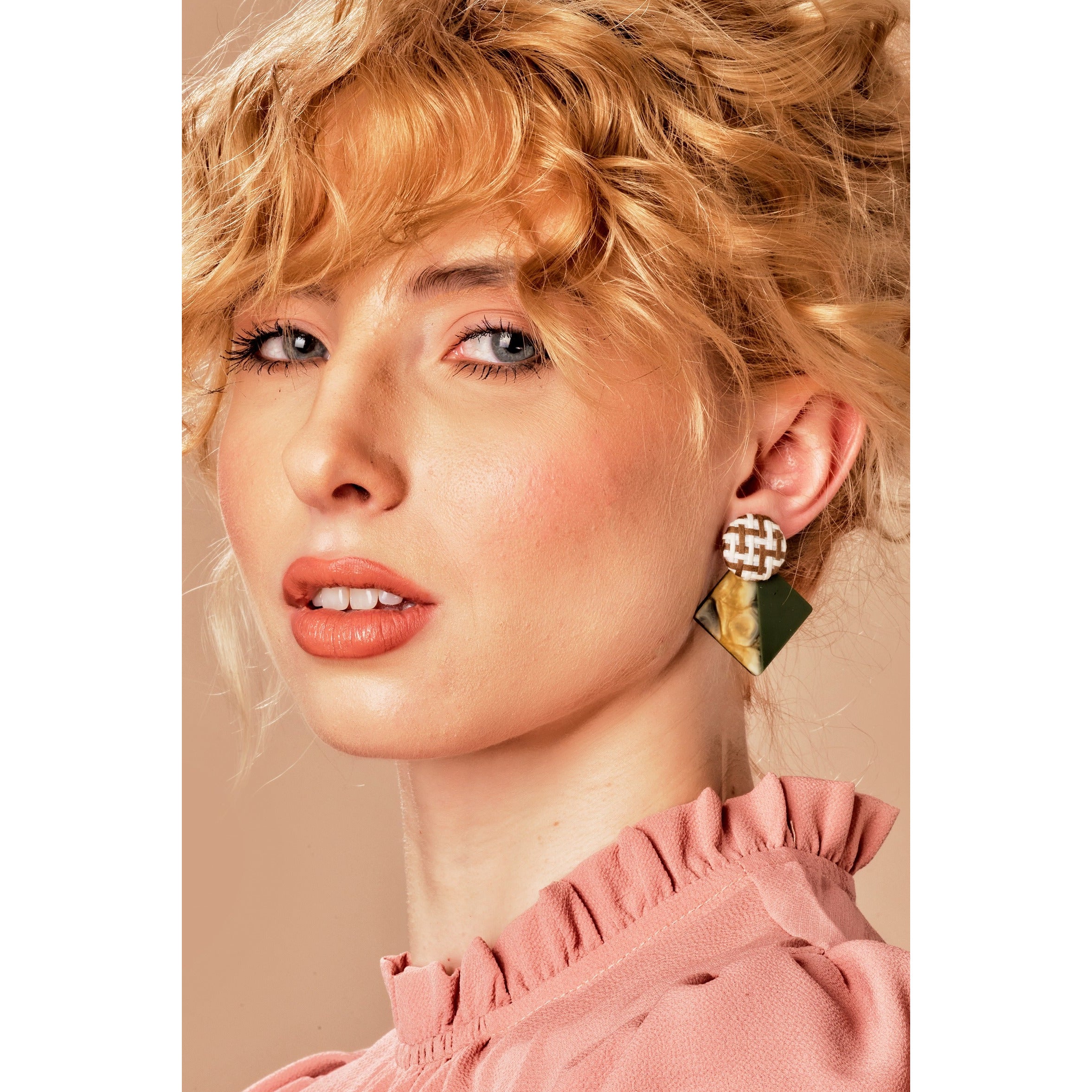 geometric shape earrings
